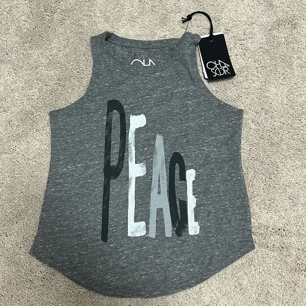 NWT - Chaser “peace” tank